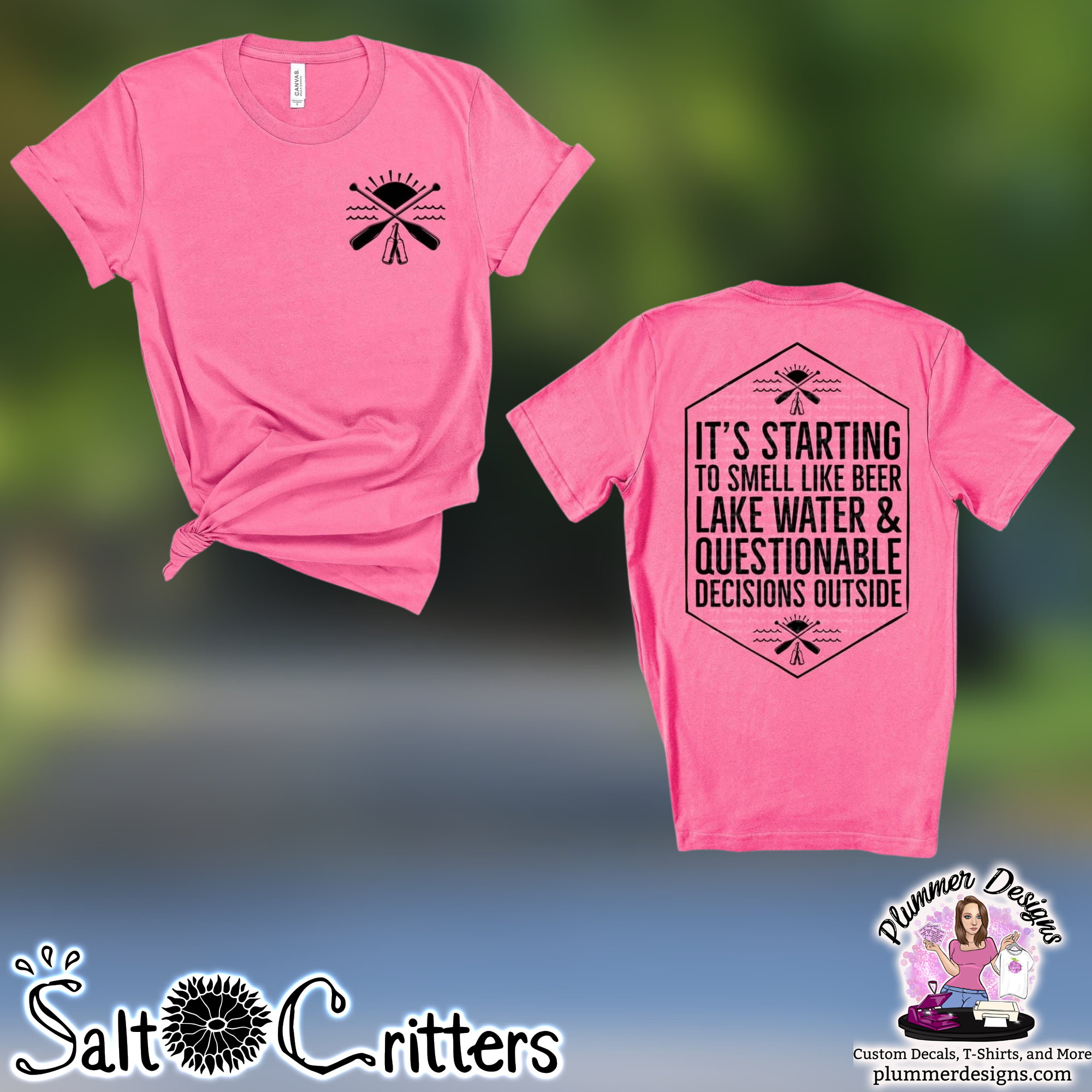 Beer, Lake Water, and Questionable Decisions Shirt – SaltCritters